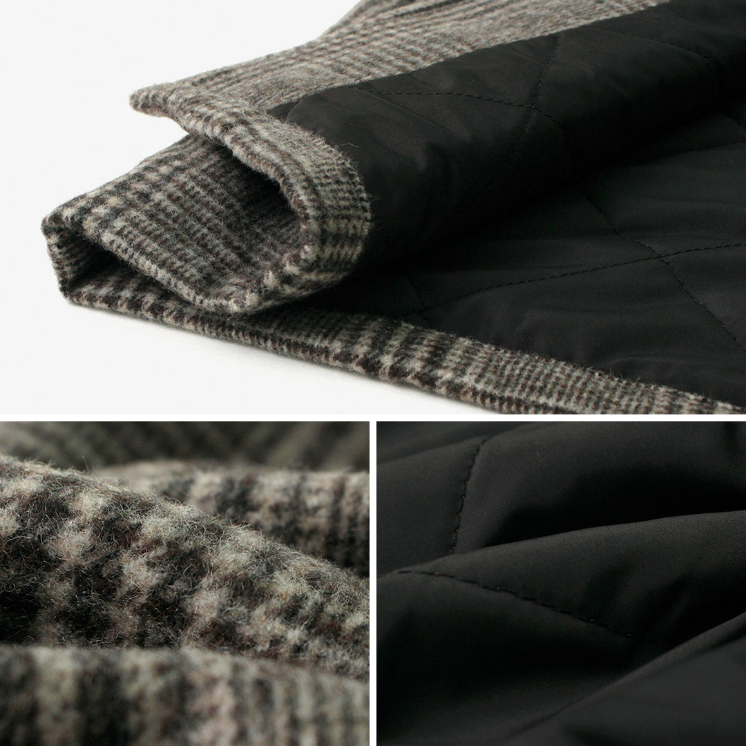 【30%OFF】SON OF THE CHEESE(サノバチーズ) チェック ウールベスト