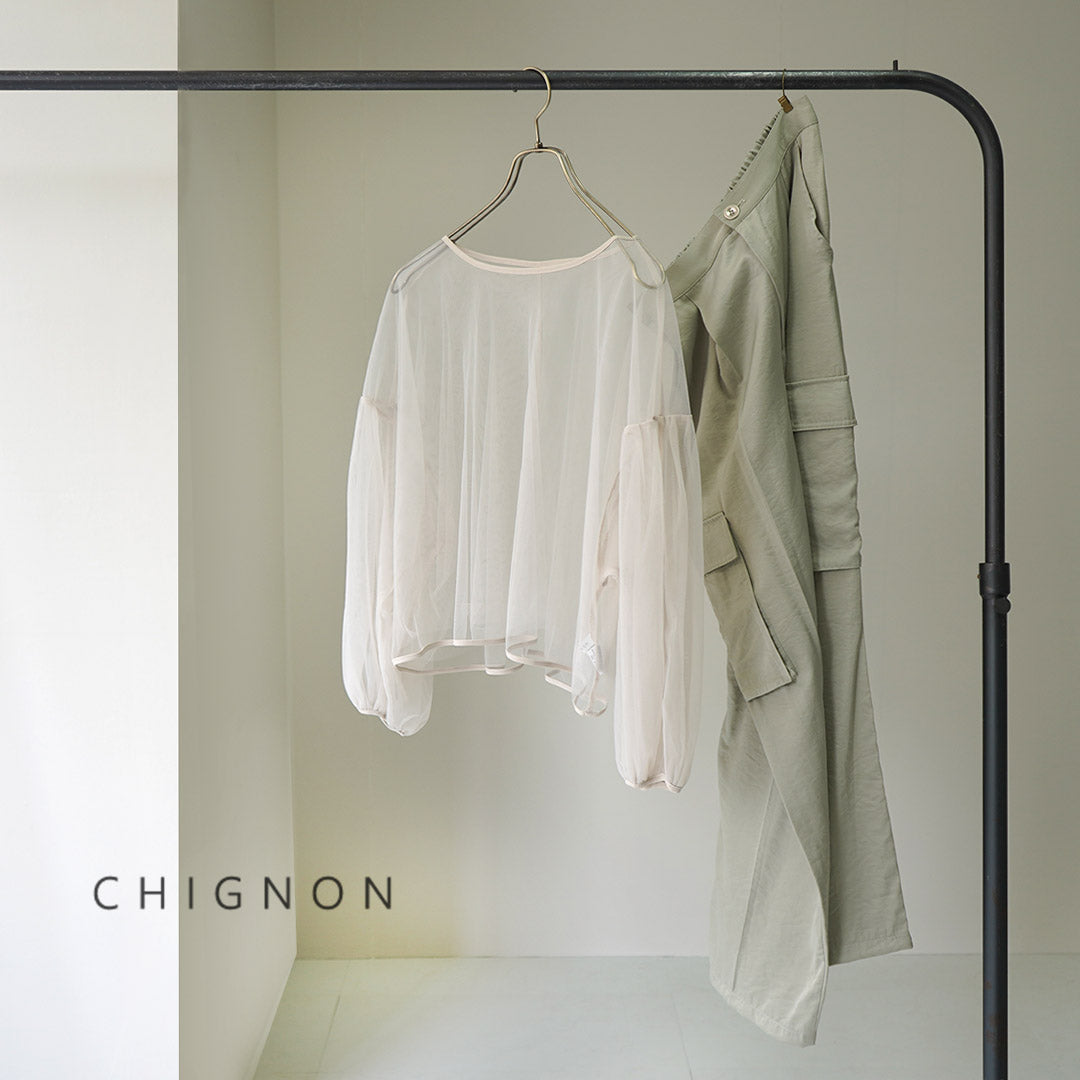 【50%OFF】CHIGNON(シニヨン) サテンカーゴパンツ