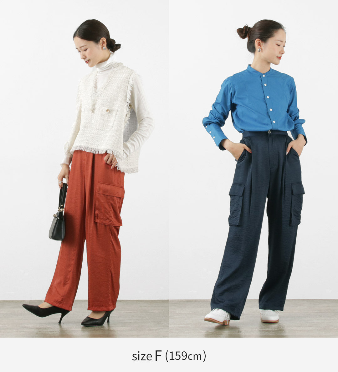 【50%OFF】CHIGNON(シニヨン) サテンカーゴパンツ