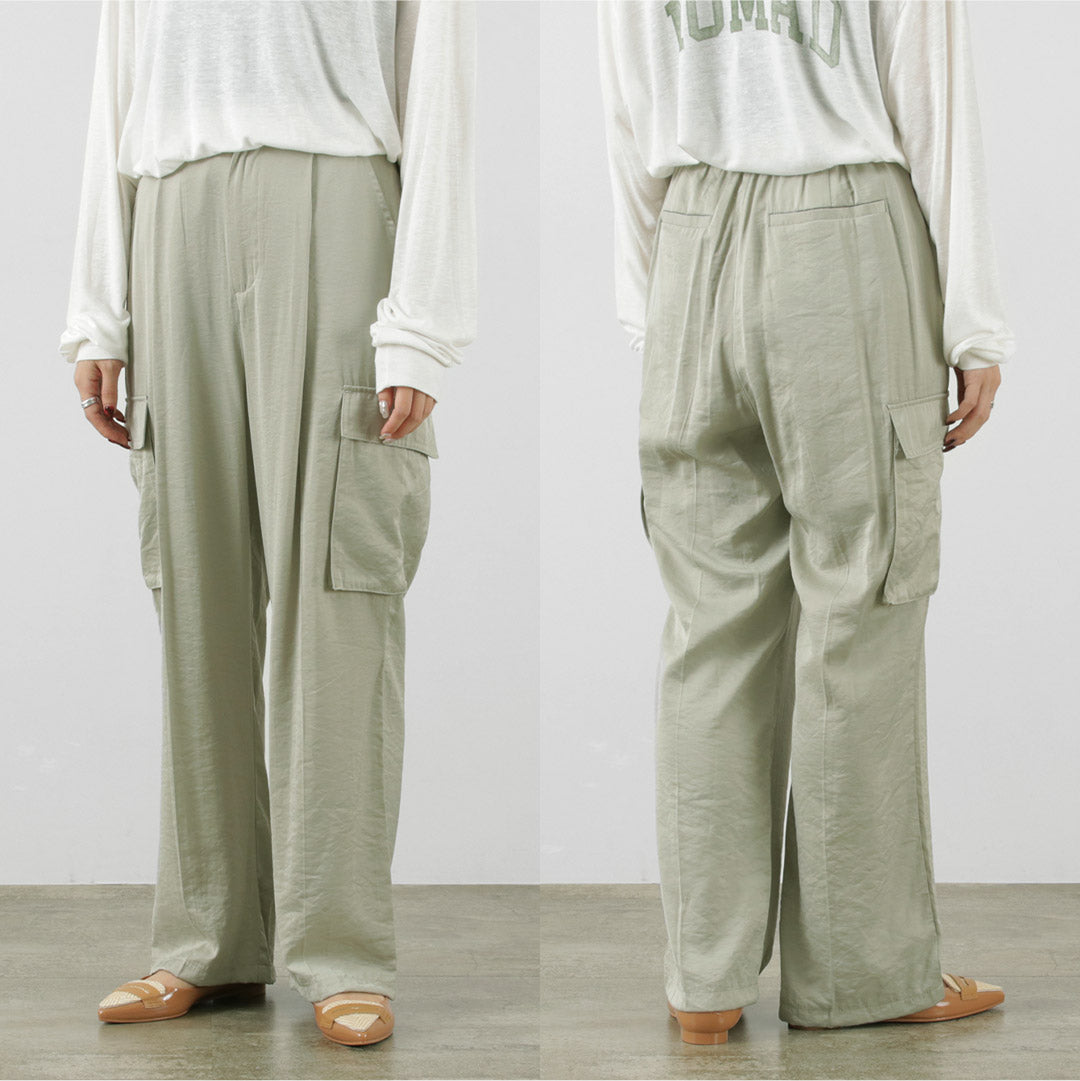 【50%OFF】CHIGNON(シニヨン) サテンカーゴパンツ