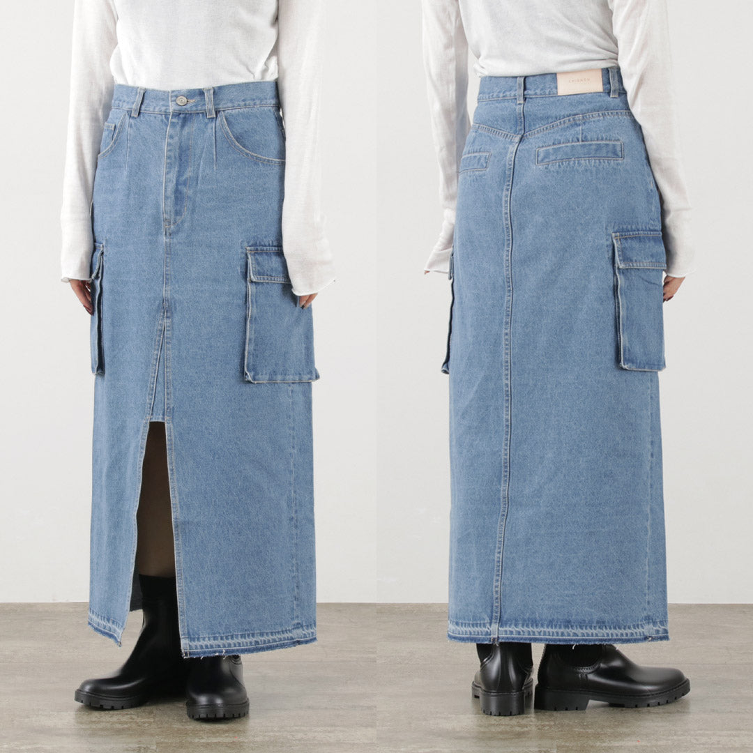 【50%OFF】CHIGNON(シニヨン) DENIMカーゴスカート