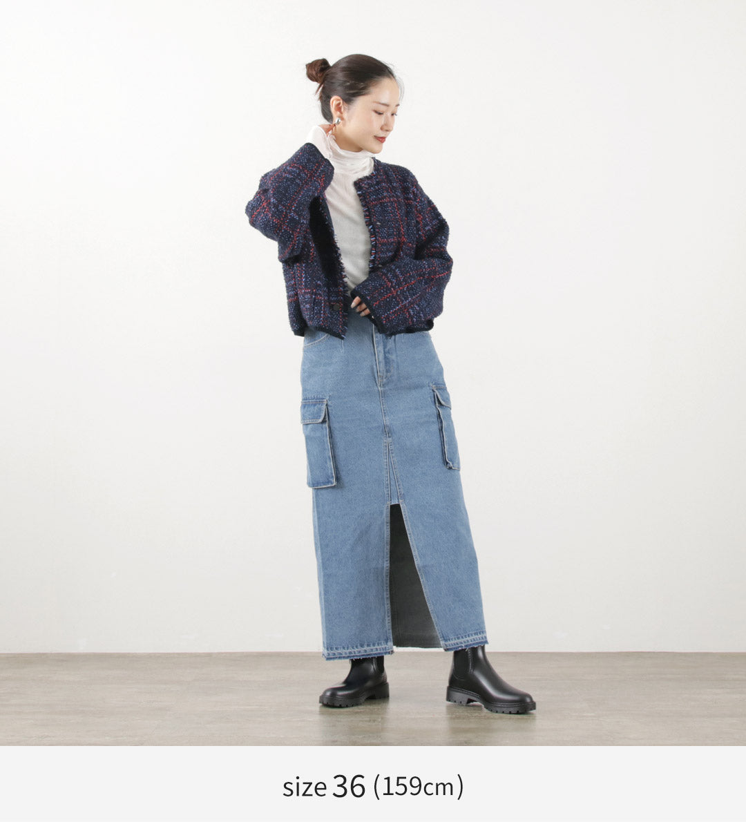 【50%OFF】CHIGNON(シニヨン) DENIMカーゴスカート