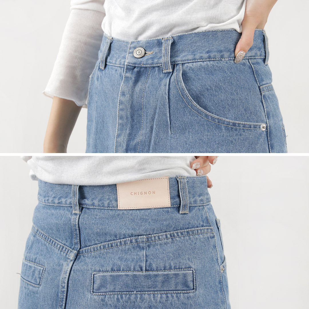 【50%OFF】CHIGNON(シニヨン) DENIMカーゴスカート