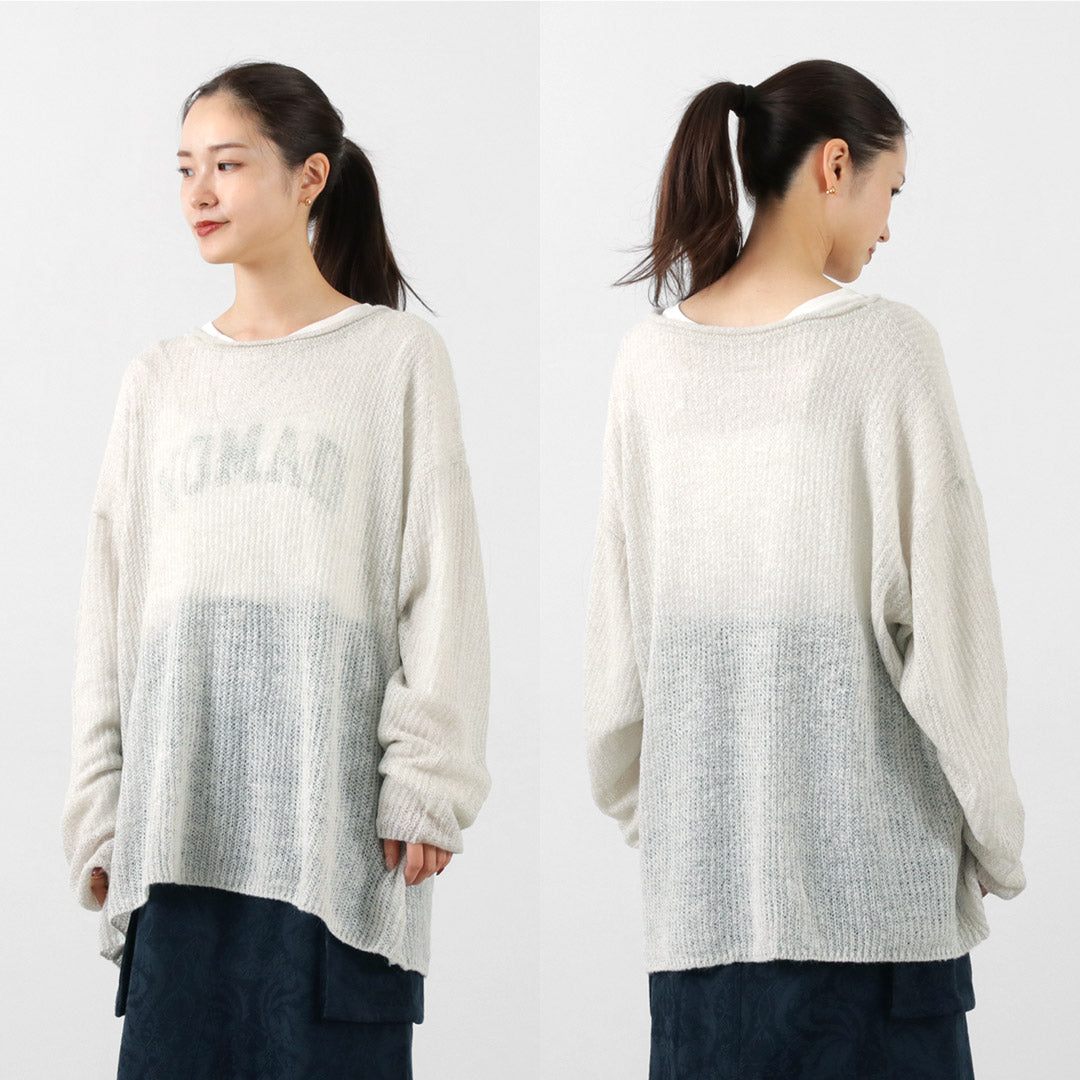 【50%OFF】CHIGNON(シニヨン) モヘア混片畦ルーズニット