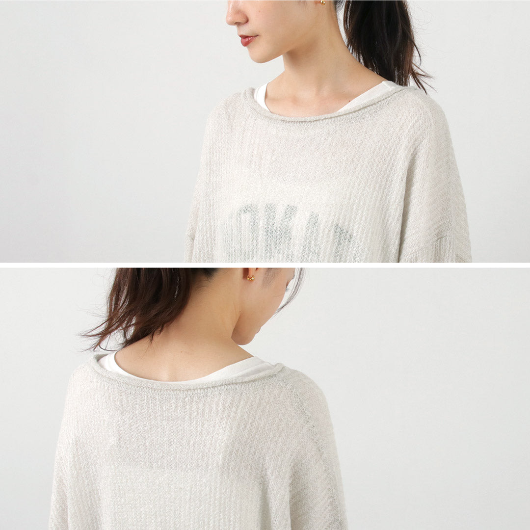 【50%OFF】CHIGNON(シニヨン) モヘア混片畦ルーズニット