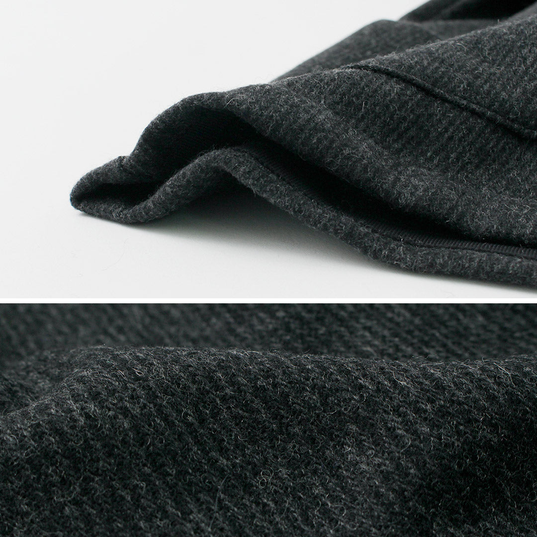 RE MADE IN TOKYO JAPAN(アールイー) ウールカシミアカルゼ カバーオールジャケット