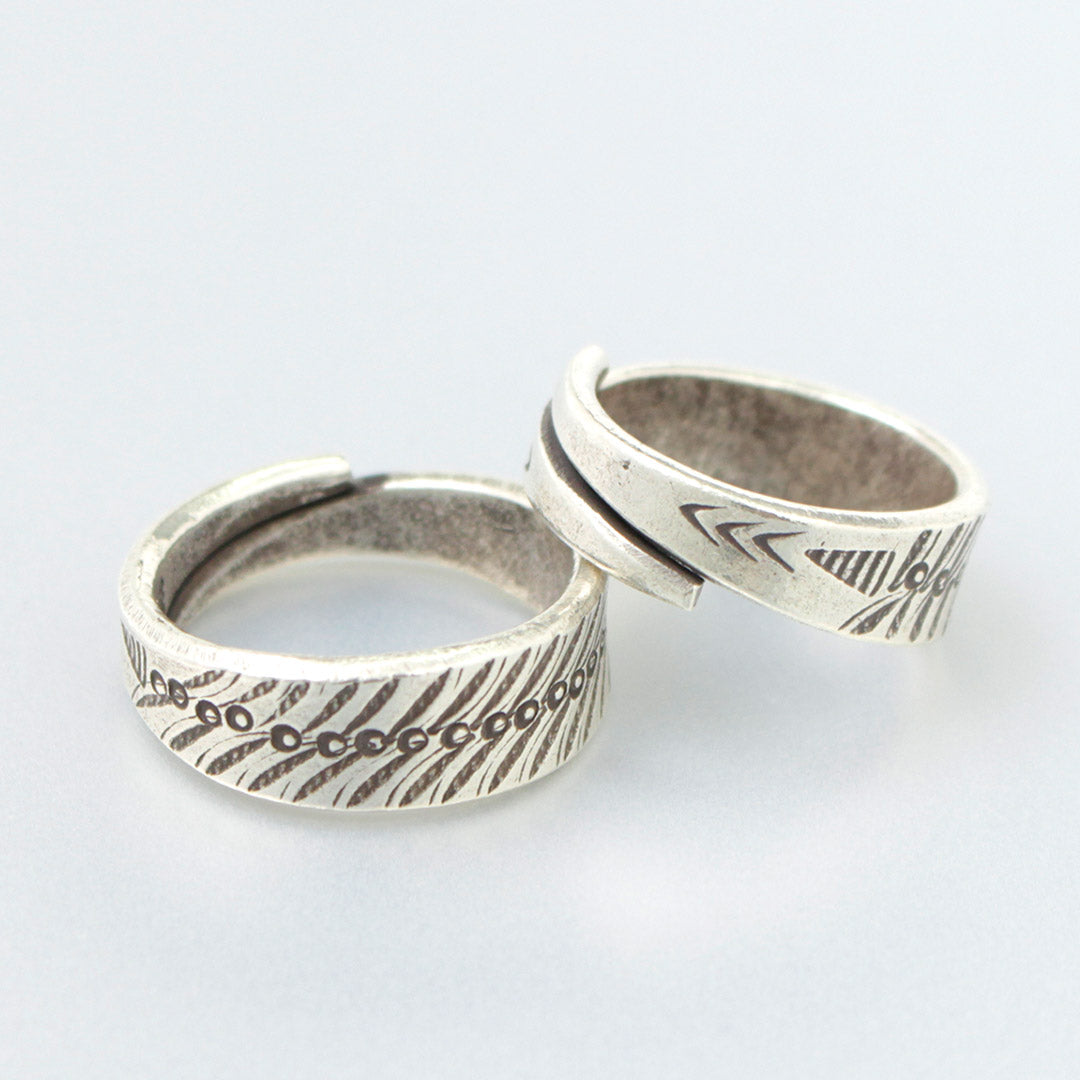 phaduA(パ・ドゥア) ワイド シルバーリング