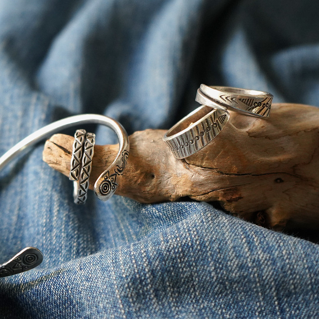 phaduA(パ・ドゥア) ワイド シルバーリング