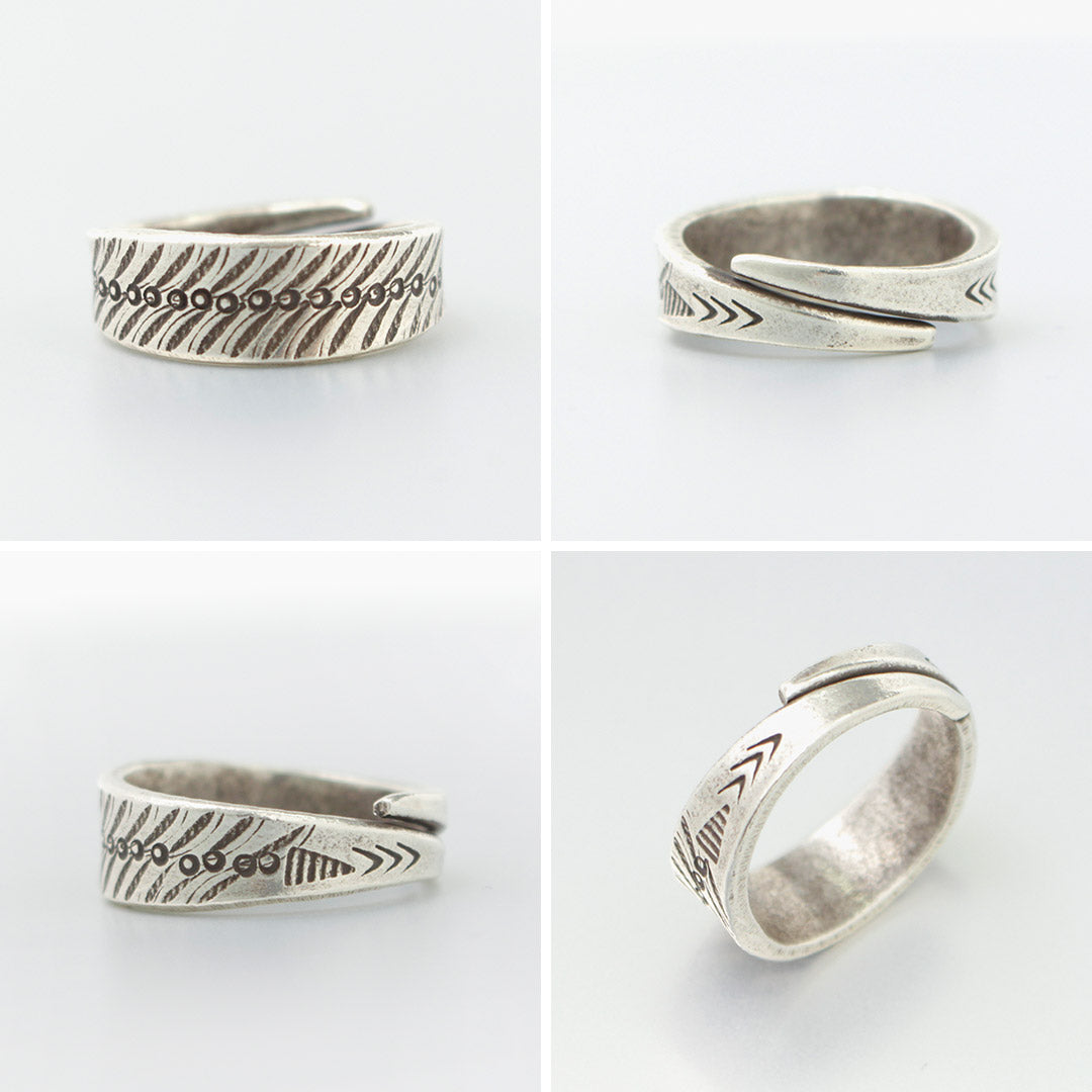 phaduA(パ・ドゥア) ワイド シルバーリング