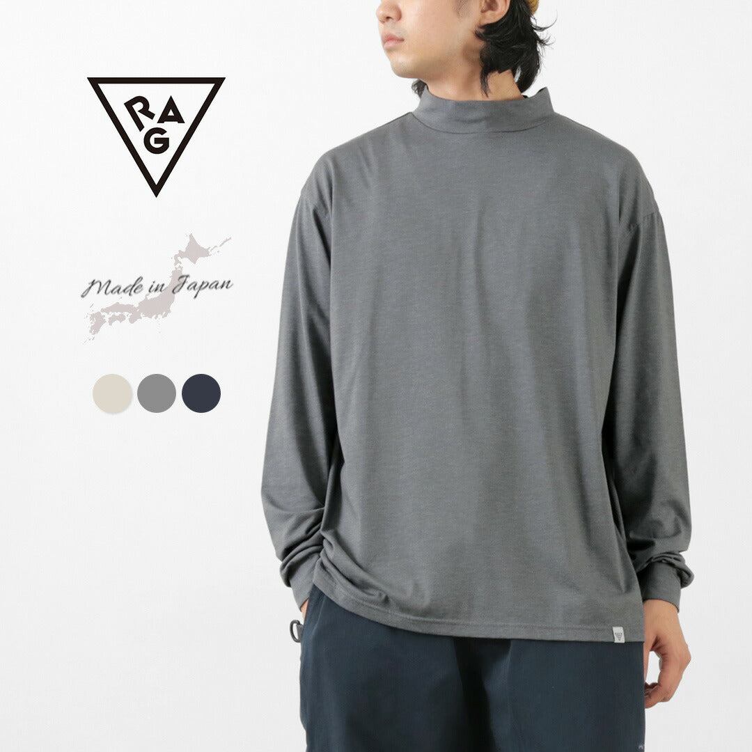 【30%OFF】RAG(ラグ) 37.5テクノロジー サーモレギュレーション モックネック Tシャツ