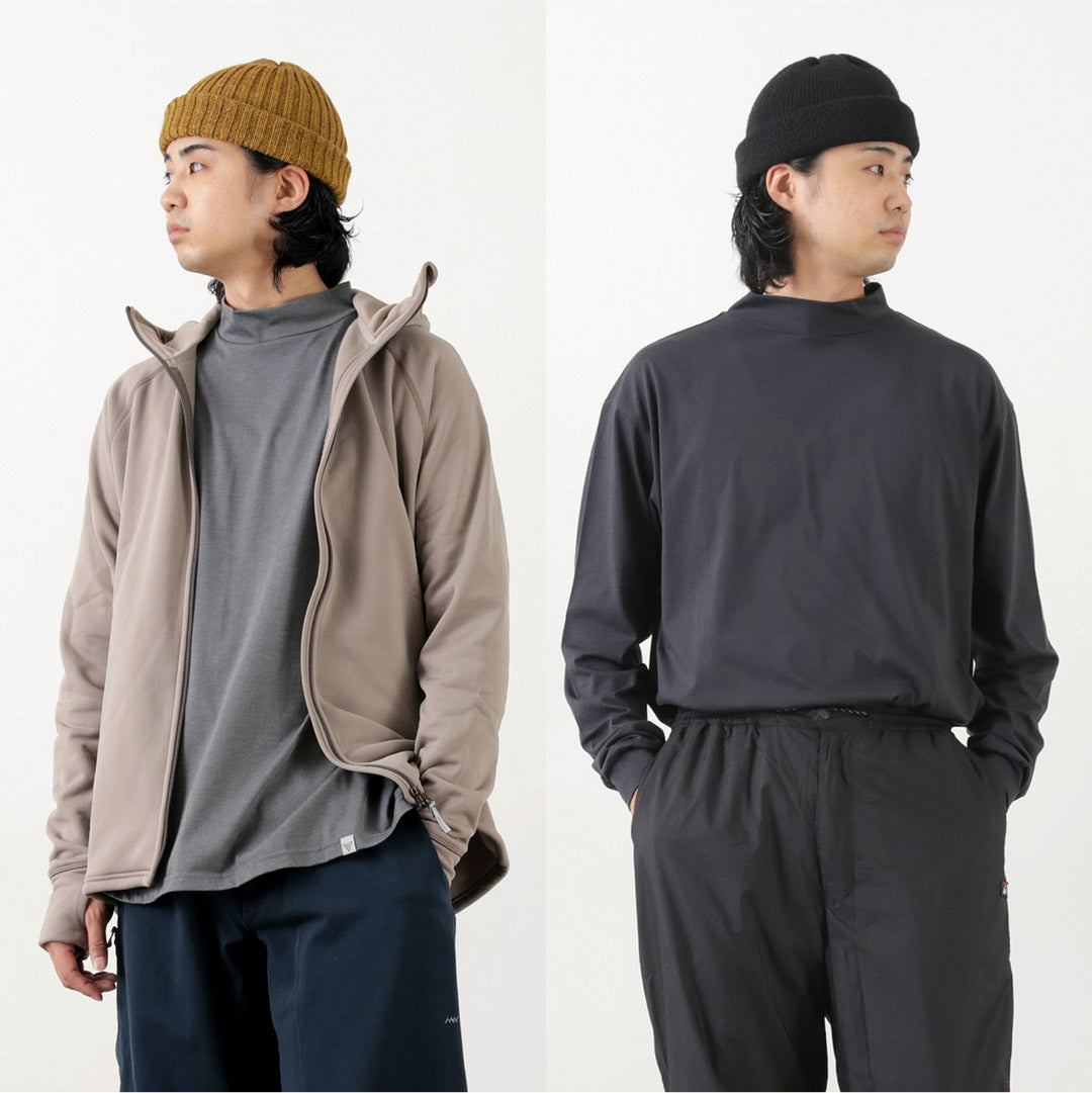 【30%OFF】RAG(ラグ) 37.5テクノロジー サーモレギュレーション モックネック Tシャツ