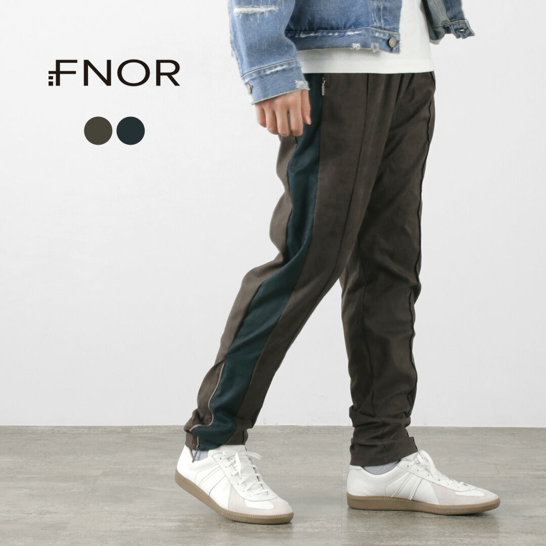【30%OFF】FNOR(エフノア) ベルベティ トラックパンツ