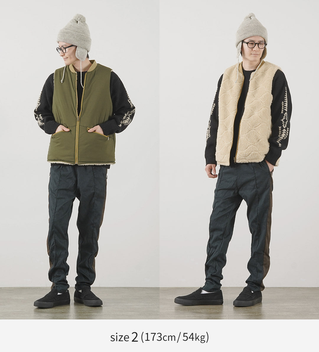 【30%OFF】FNOR(エフノア) キルトシープボア MIL ベスト