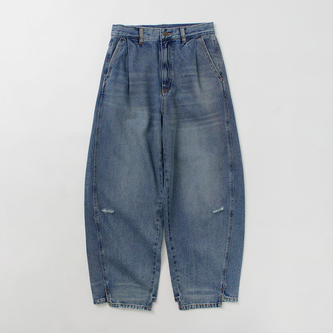 YENN(イェン) カーブ シーム デニムパンツ