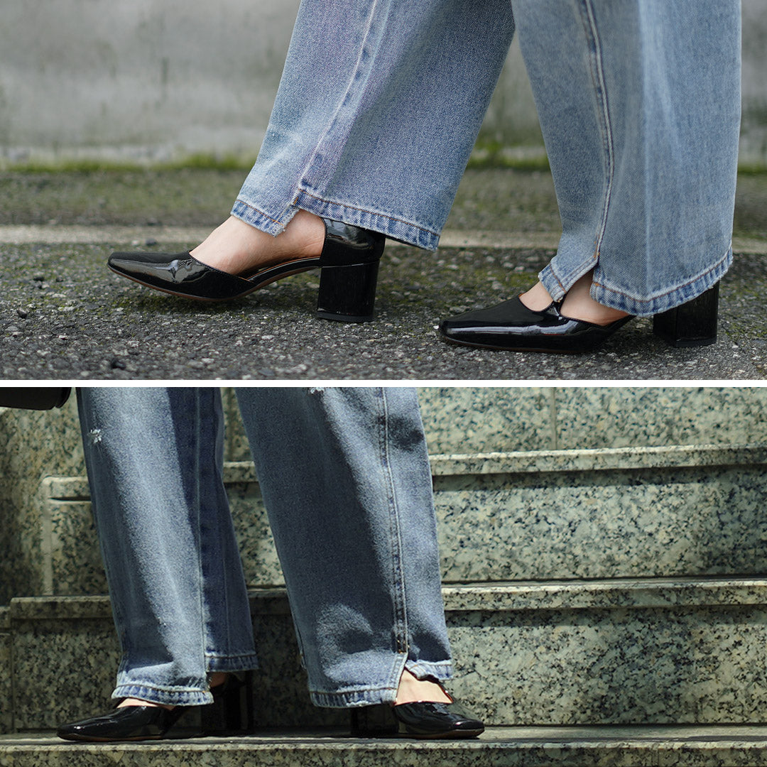 YENN(イェン) カーブ シーム デニムパンツ