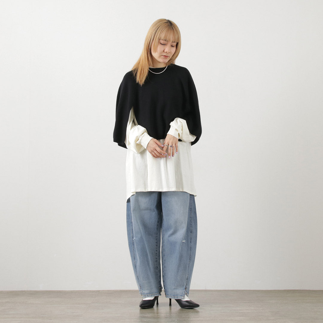 YENN(イェン) カーブ シーム デニムパンツ