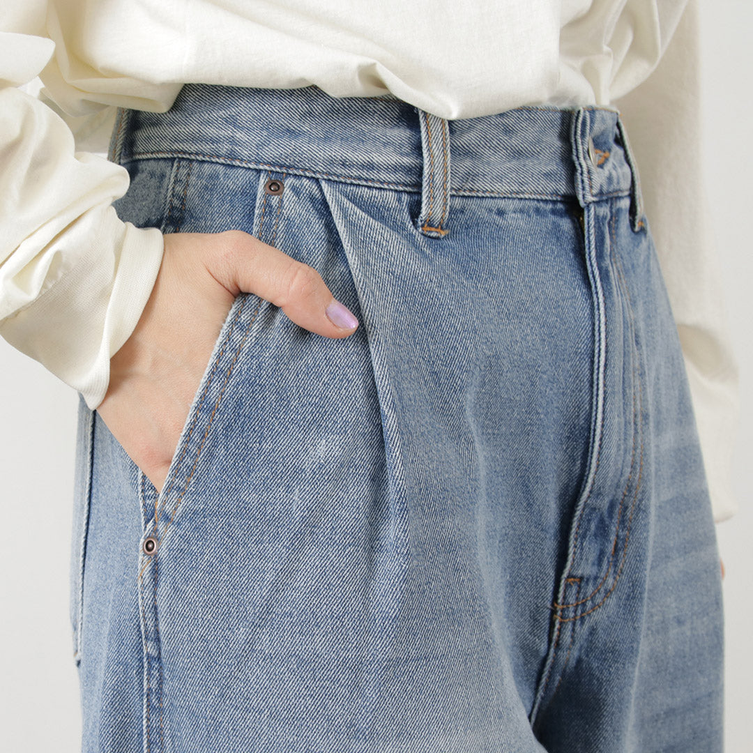 YENN(イェン) カーブ シーム デニムパンツ