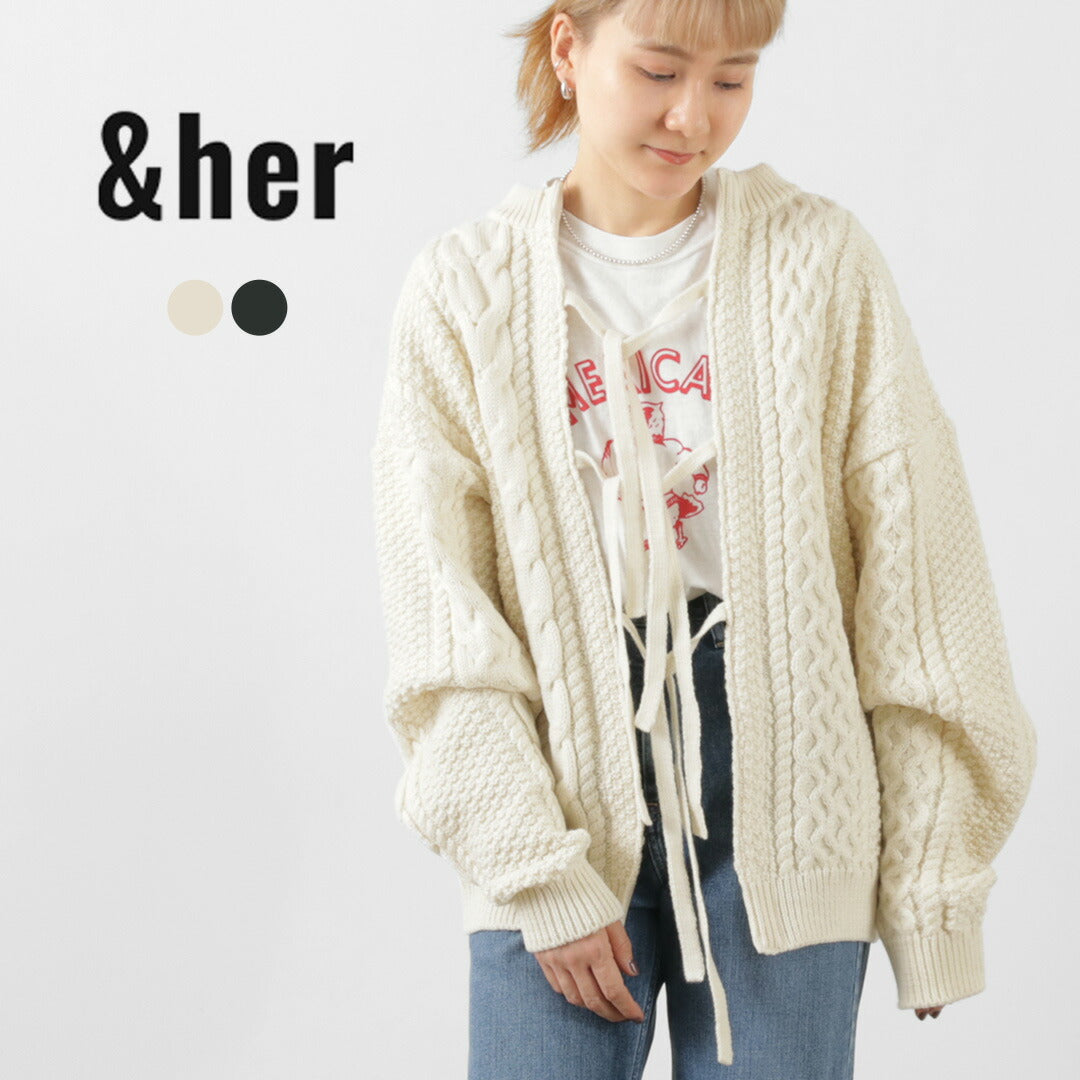 &her(アンドハー) アランニット