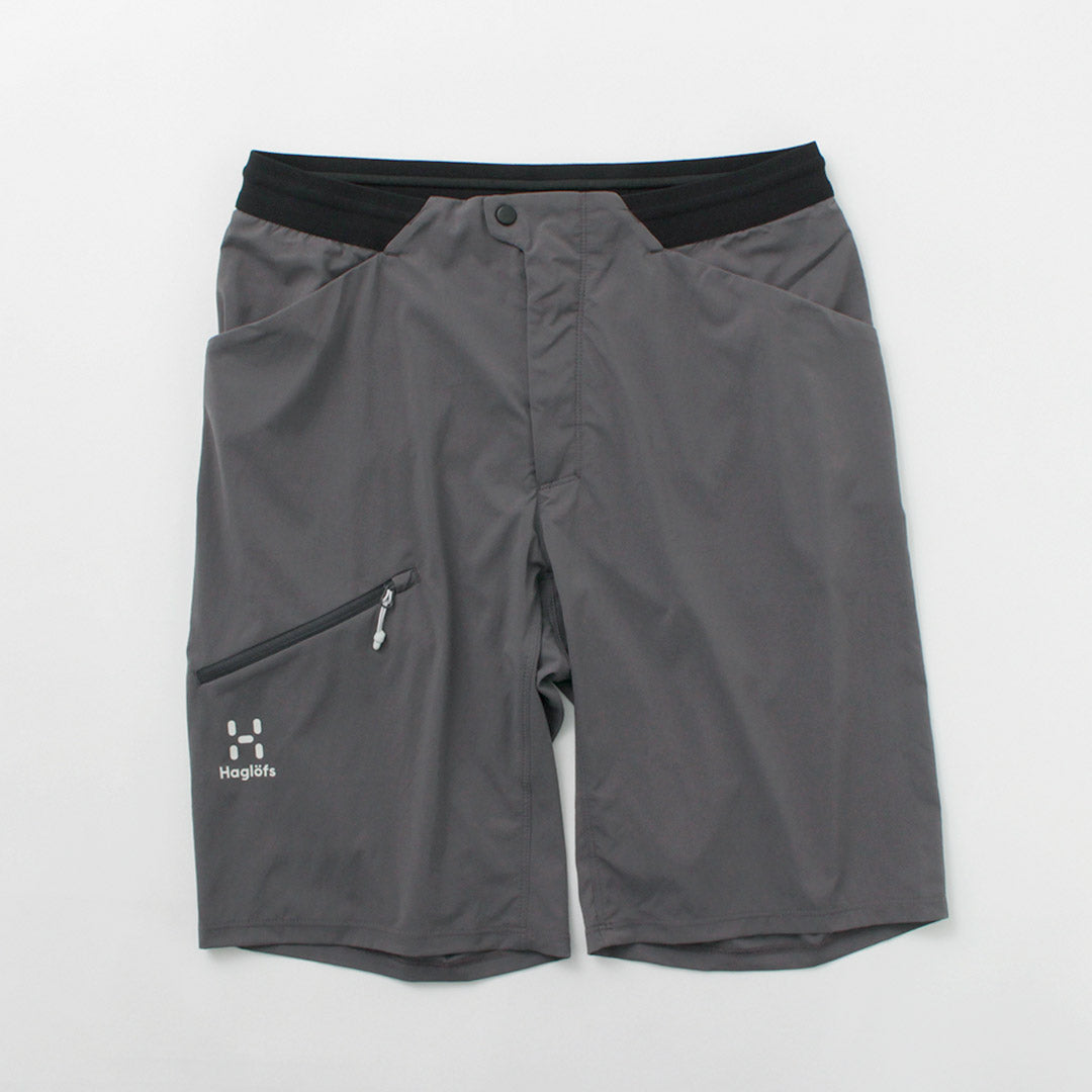 HAGLOFS（ホグロフス） リム ヒューズ ショーツ / メンズ イージーパンツ 短パン アウトドア 速乾性 耐久性 リサイクル素材  ブルーサイン認証 L.I.M Fuse Shorts Men