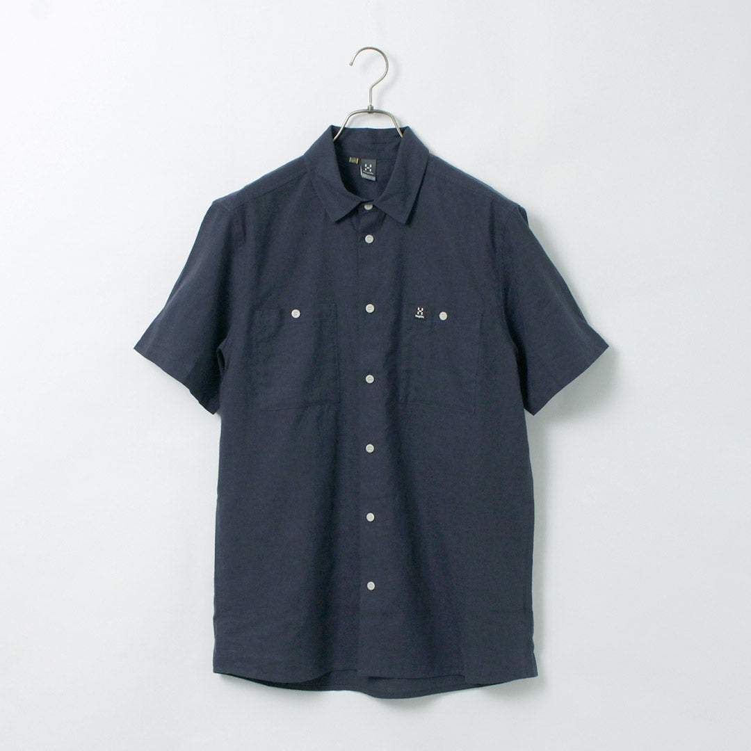 【30%OFF】HAGLOFS(ホグロフス) キュリアス ヘンプ ショートスリーブ シャツ