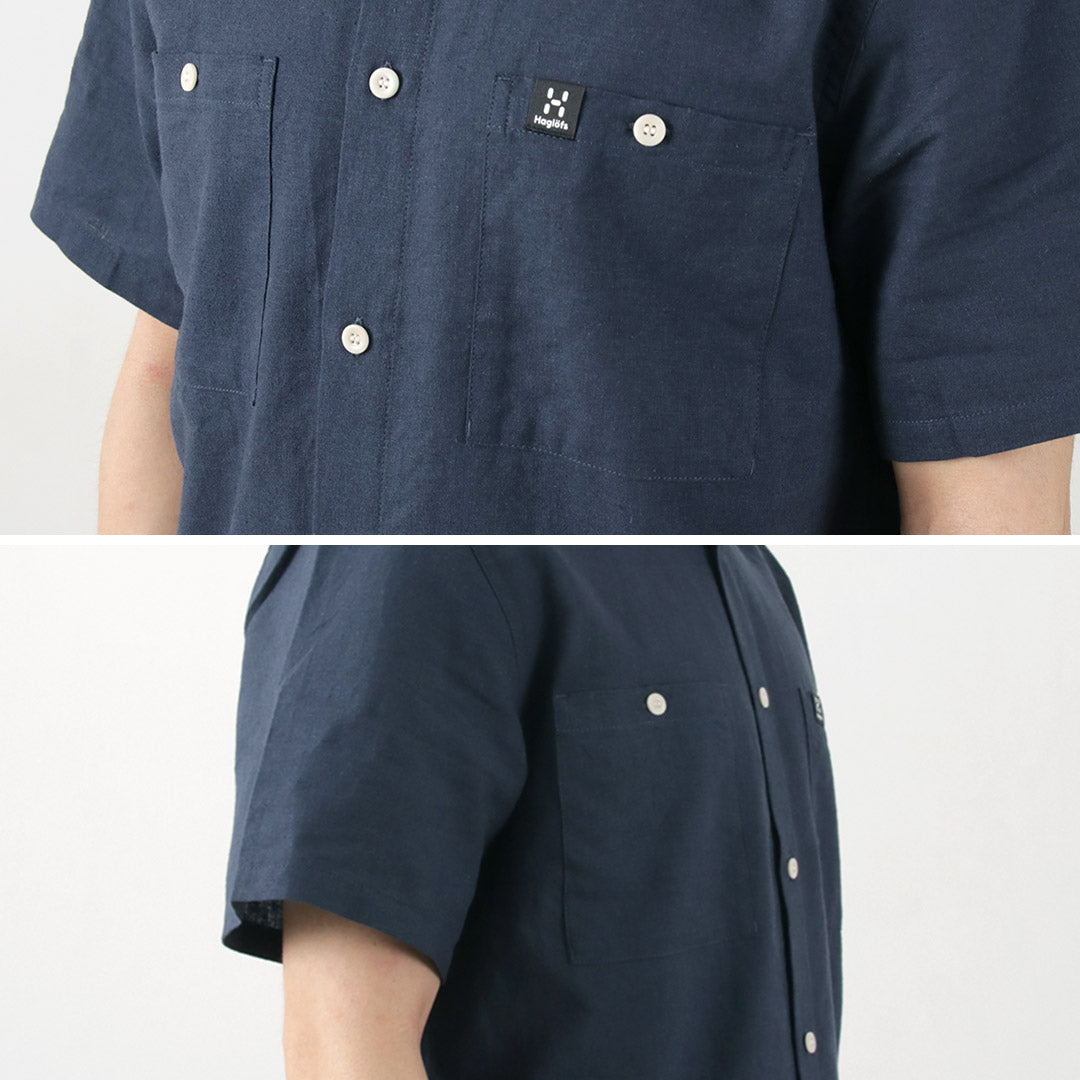 【30%OFF】HAGLOFS(ホグロフス) キュリアス ヘンプ ショートスリーブ シャツ
