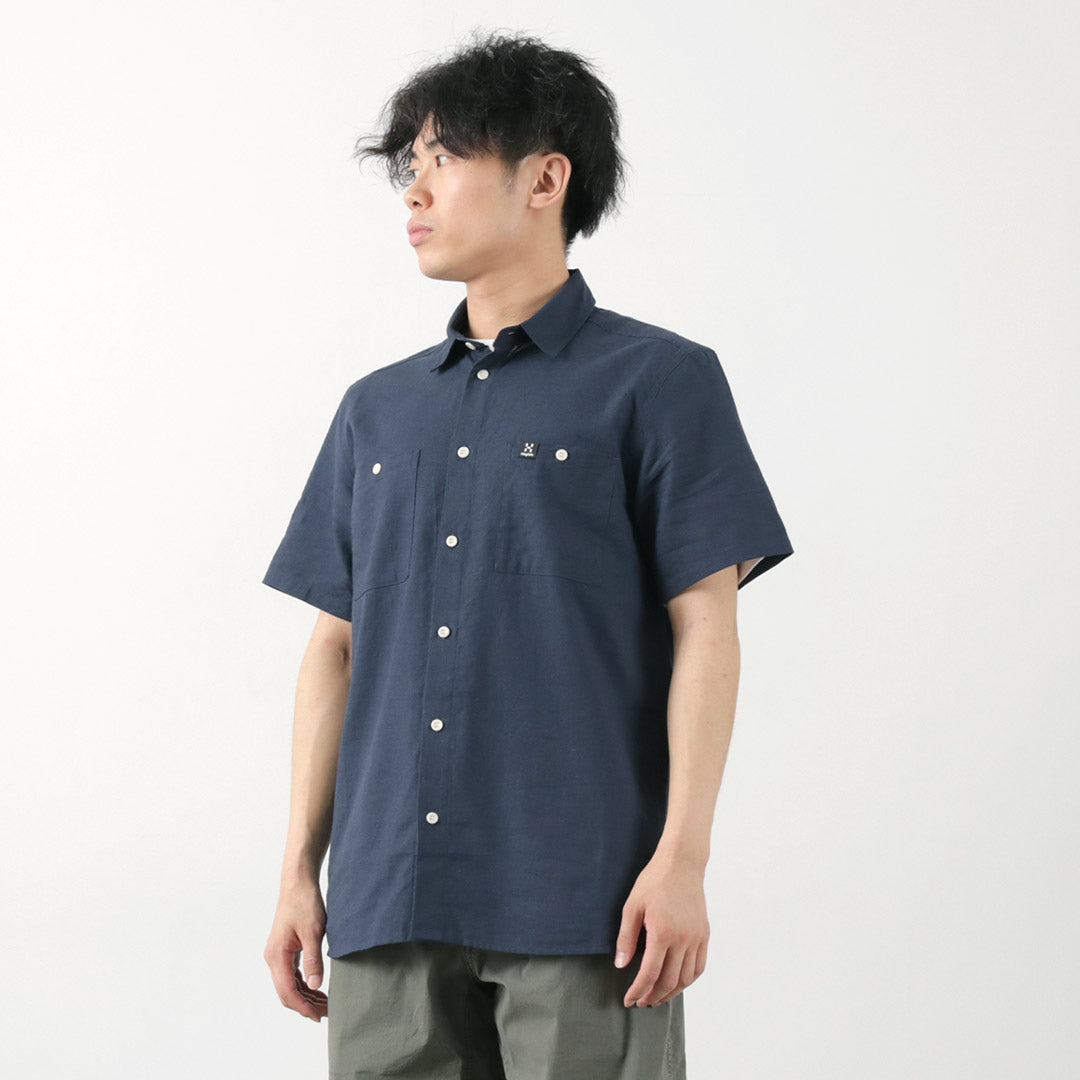 【30%OFF】HAGLOFS(ホグロフス) キュリアス ヘンプ ショートスリーブ シャツ