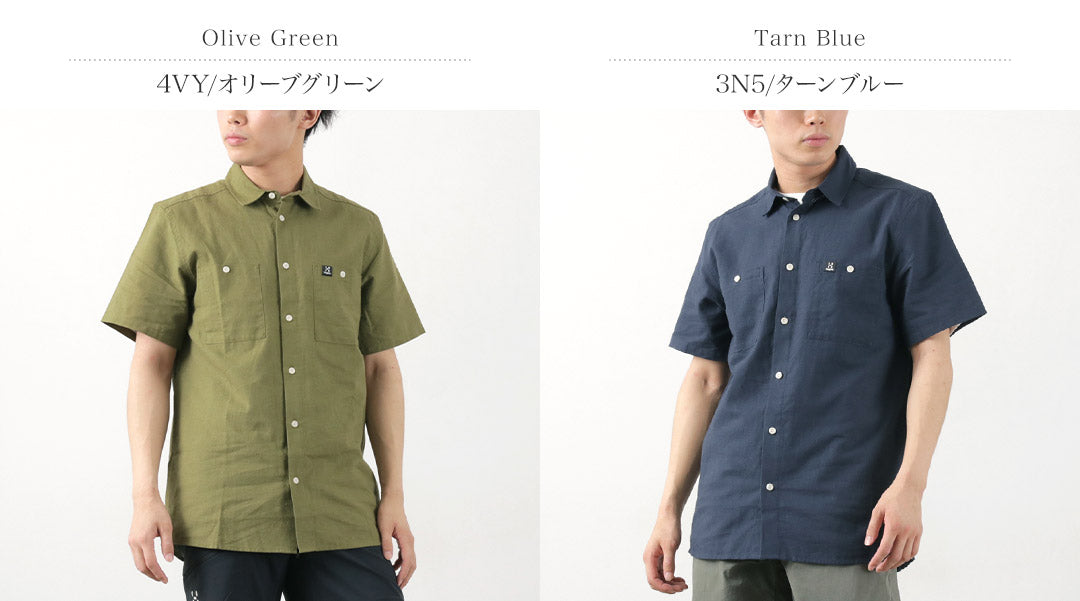 【30%OFF】HAGLOFS(ホグロフス) キュリアス ヘンプ ショートスリーブ シャツ