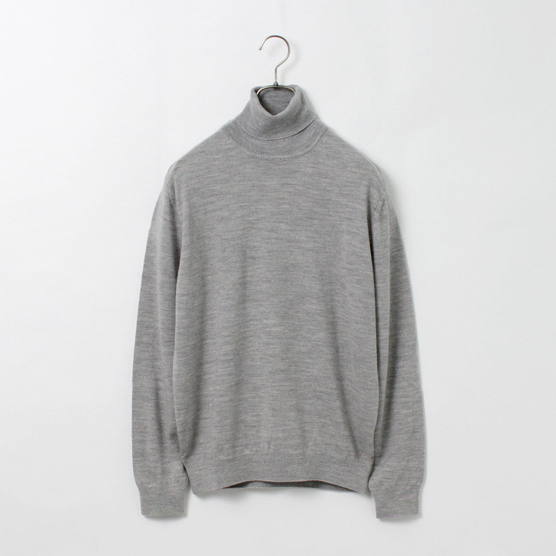 MOONCASTLE(ムーンキャッスル) エクストラファインメリノウール タートルネック
