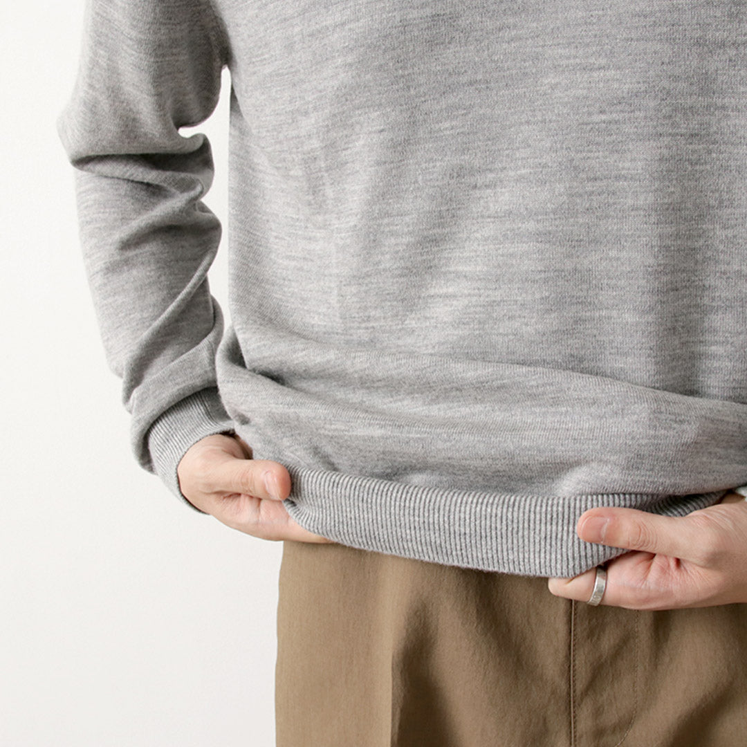 MOONCASTLE(ムーンキャッスル) エクストラファインメリノウール タートルネック