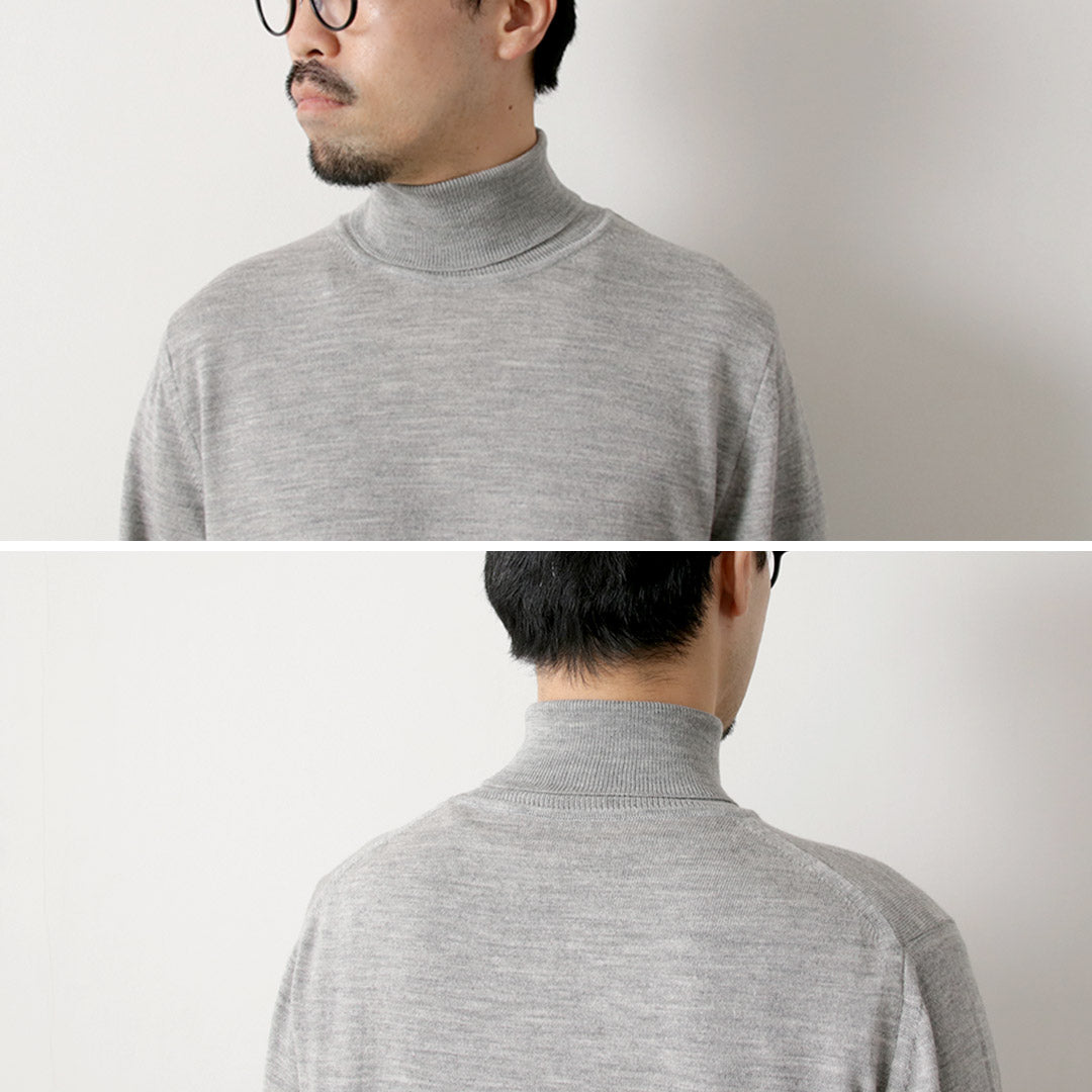 MOONCASTLE(ムーンキャッスル) エクストラファインメリノウール タートルネック