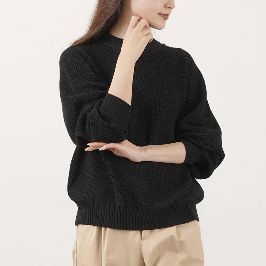 TUMUGU(ツムグ) ランダムリブニット ホールガーメント プルオーバー