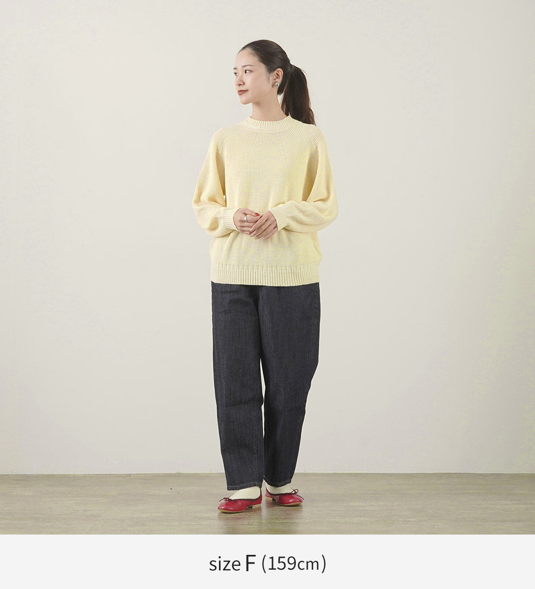 TUMUGU(ツムグ) ランダムリブニット ホールガーメント プルオーバー