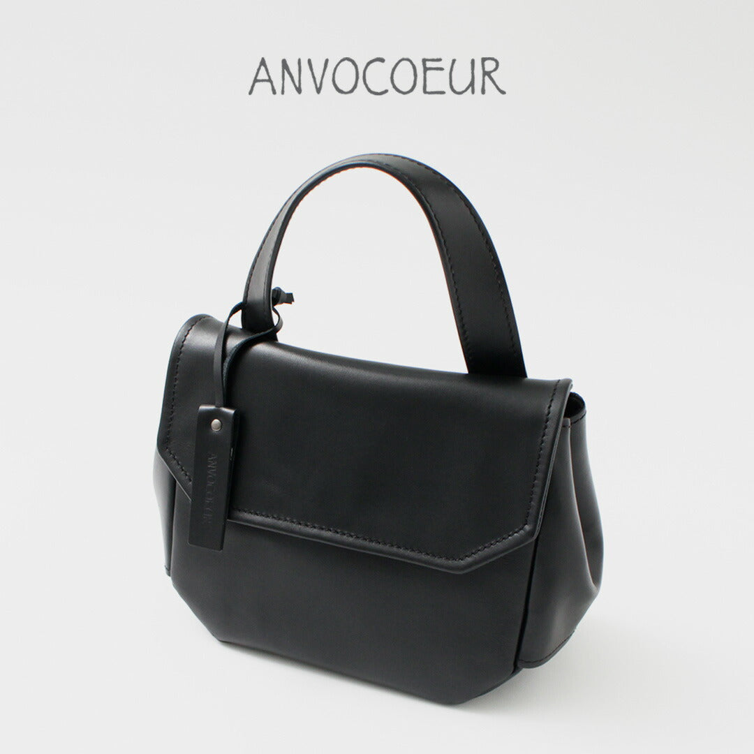 ANVOCOEUR(アンヴォクール) リシュレッカ Rislokka レザー ハンドバッグ