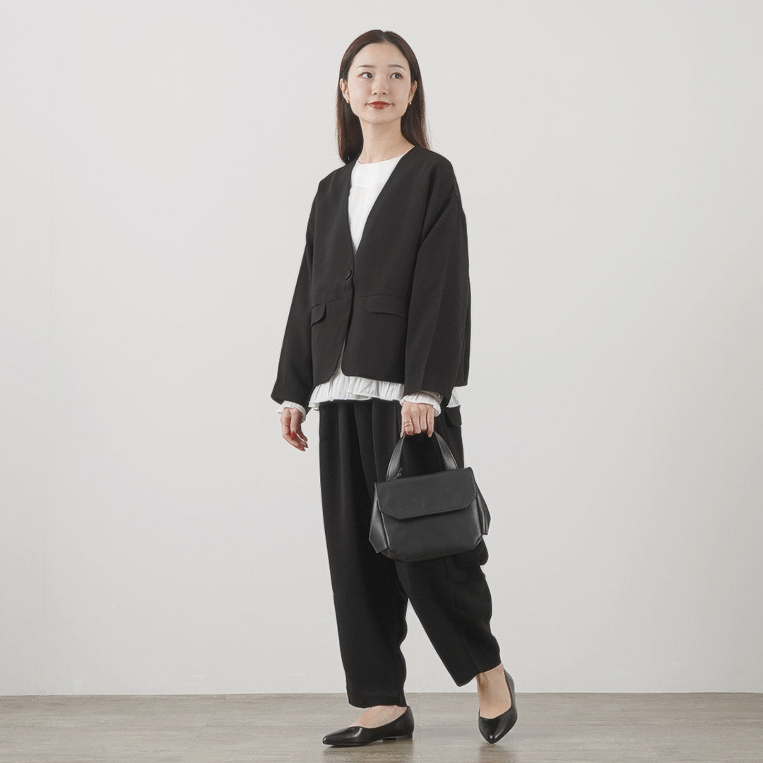 ANVOCOEUR(アンヴォクール) リシュレッカ Rislokka レザー ハンドバッグ