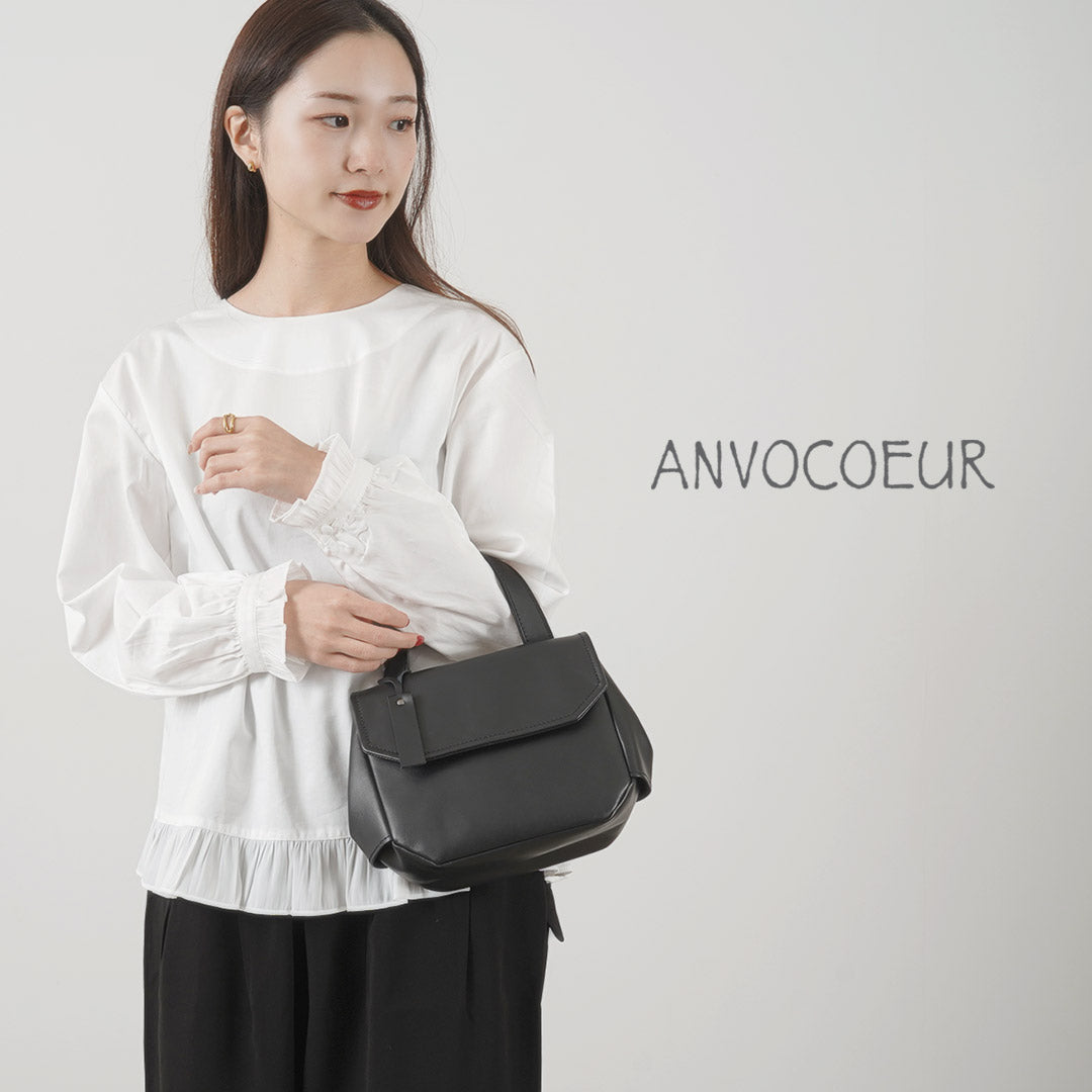 ANVOCOEUR(アンヴォクール) リシュレッカ Rislokka レザー ハンドバッグ