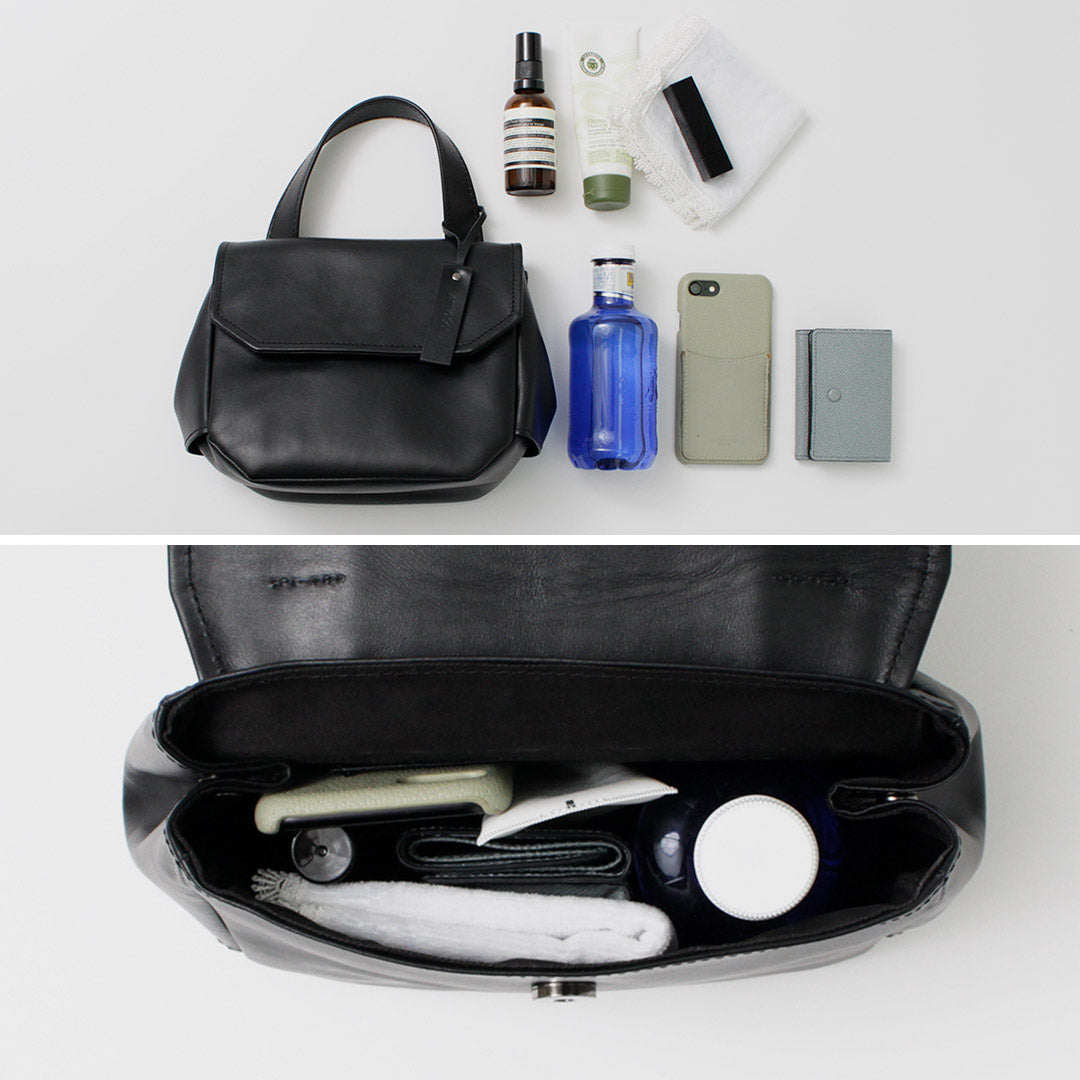 ANVOCOEUR(アンヴォクール) リシュレッカ Rislokka レザー ハンドバッグ