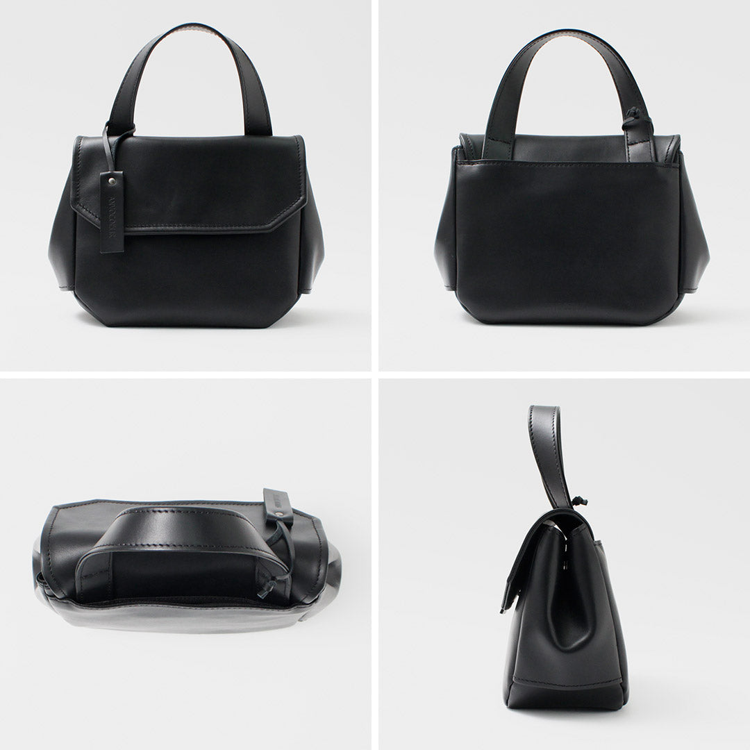 ANVOCOEUR(アンヴォクール) リシュレッカ Rislokka レザー ハンドバッグ