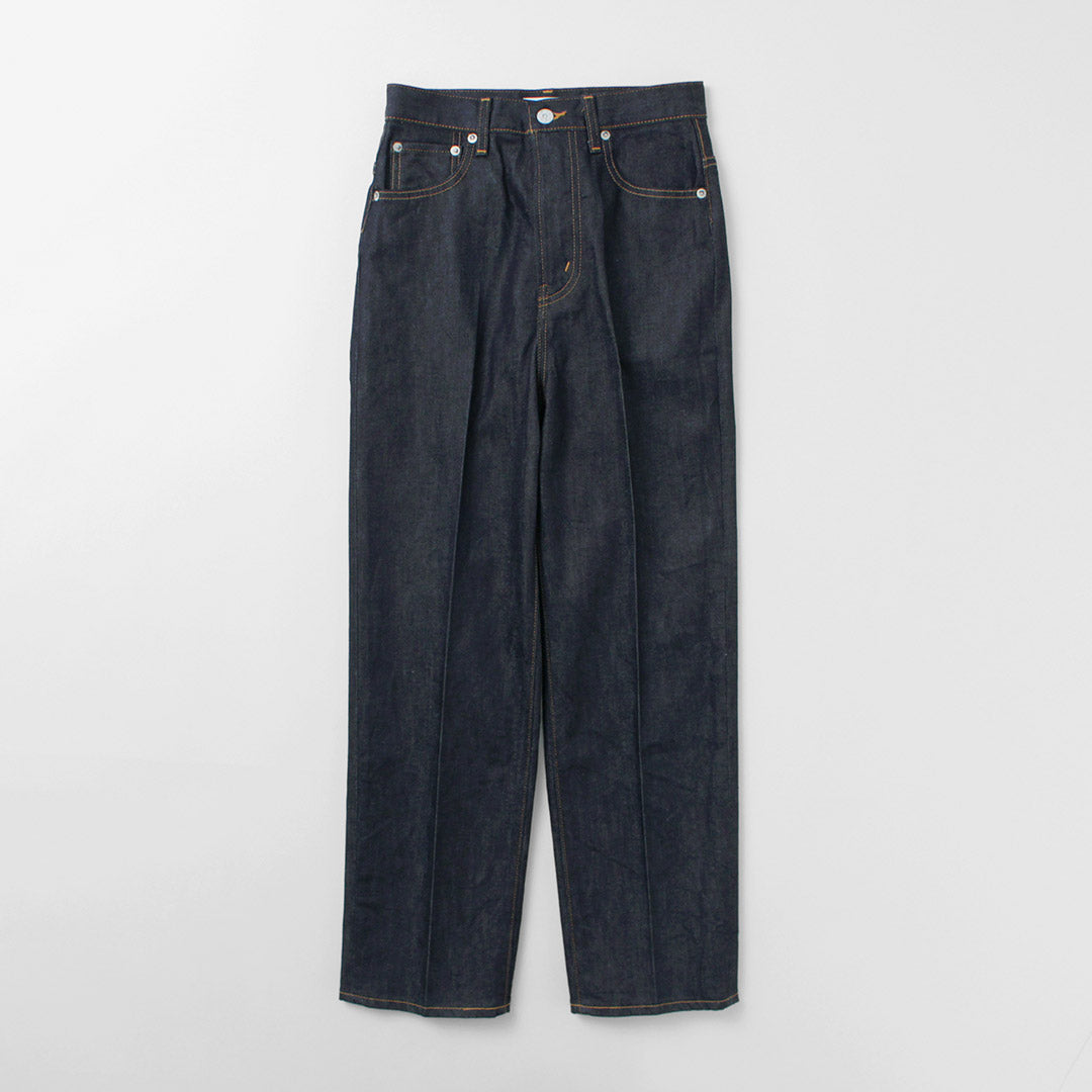 【20%OFF】WOADBLUE(ウォードブルー) リジット ハイライズ デニム