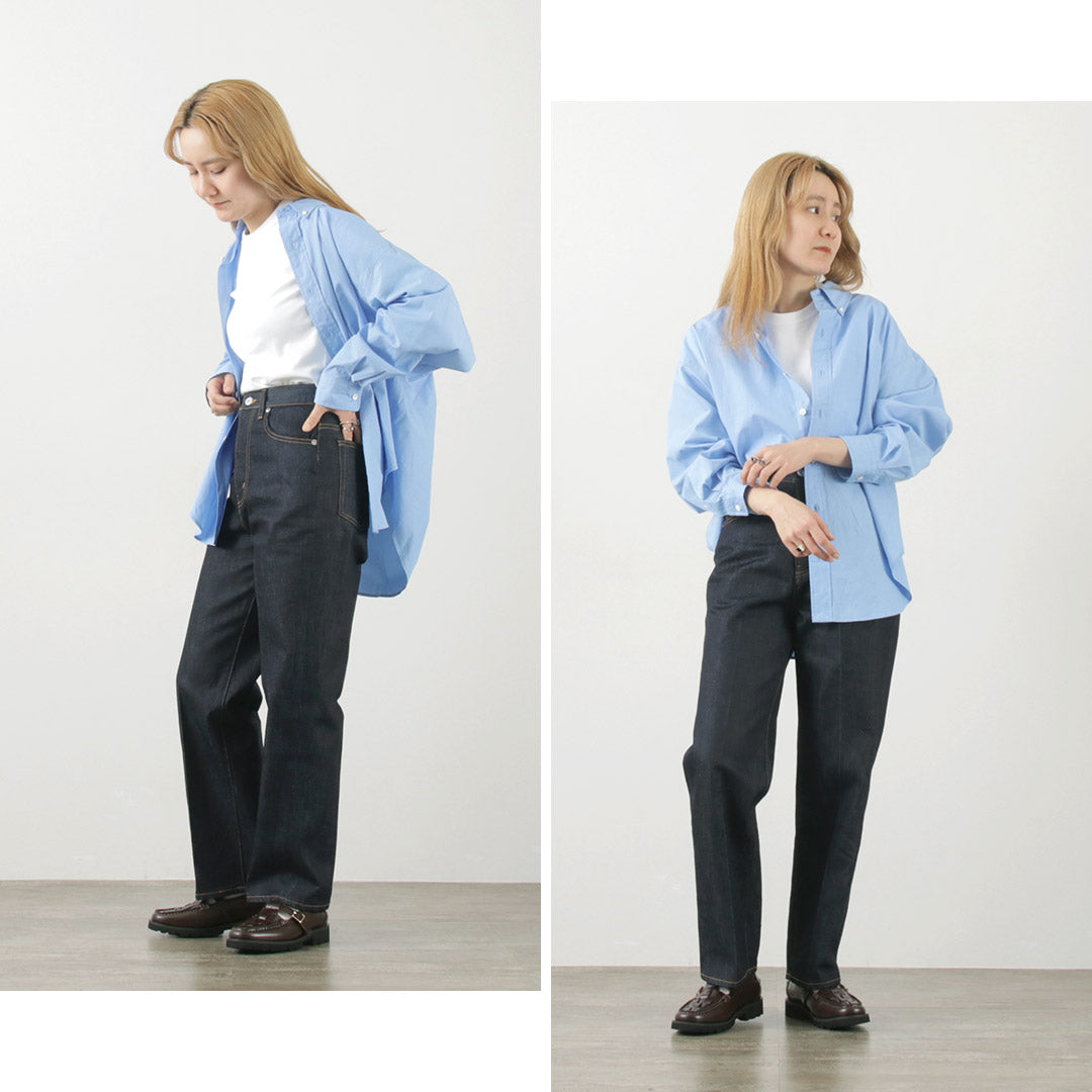 【20%OFF】WOADBLUE(ウォードブルー) リジット ハイライズ デニム