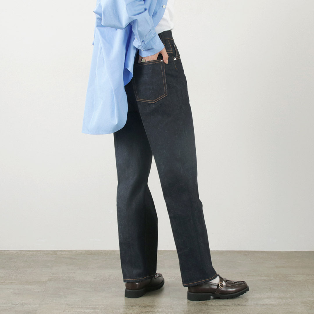 【20%OFF】WOADBLUE(ウォードブルー) リジット ハイライズ デニム