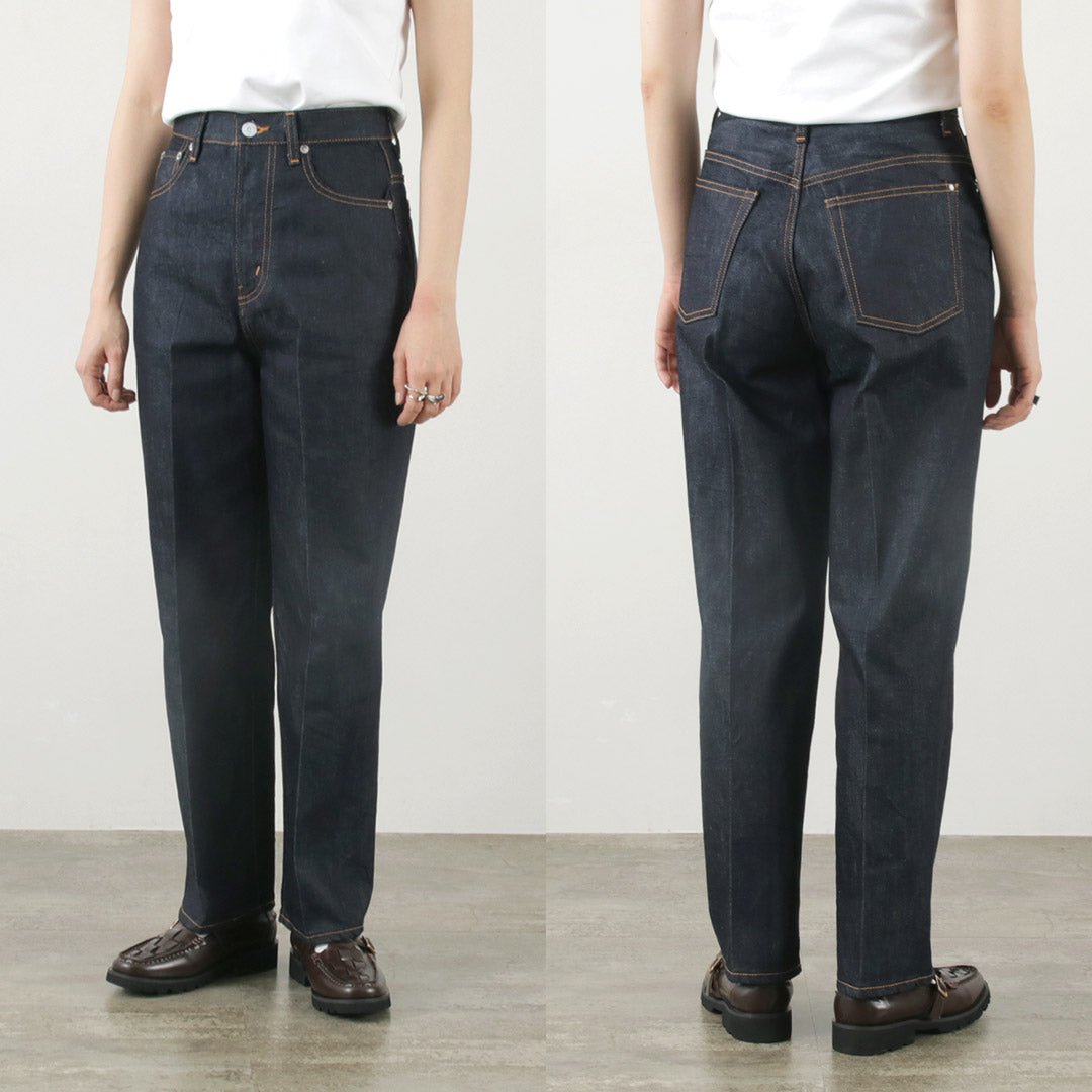 【20%OFF】WOADBLUE(ウォードブルー) リジット ハイライズ デニム