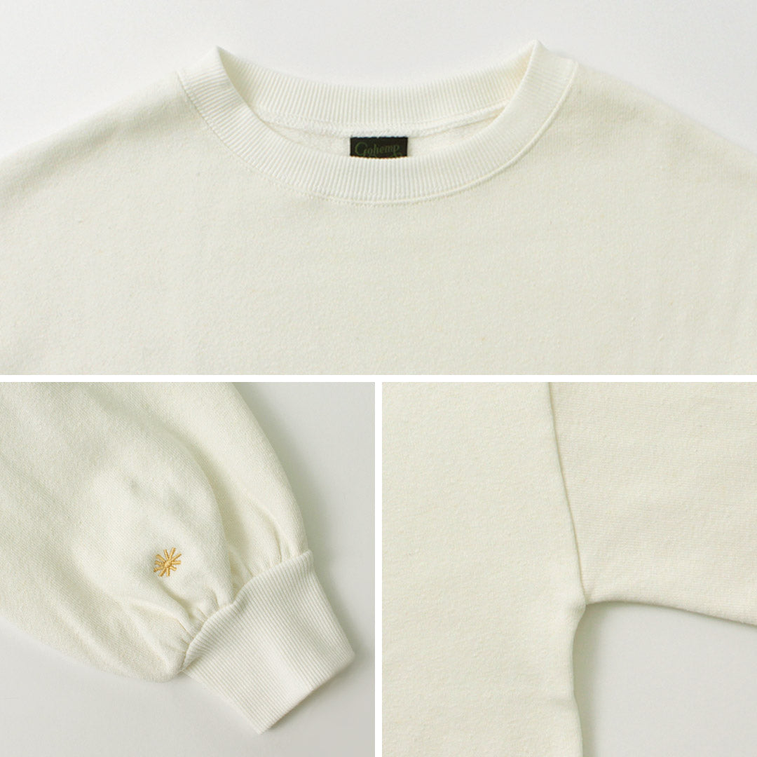 【50%OFF】GOHEMP(ゴーヘンプ) レクタングル クルースウェット