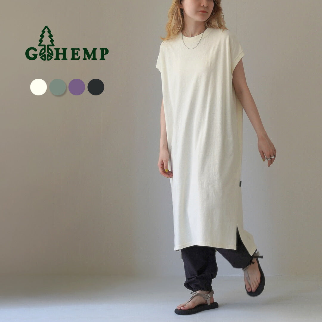 GOHEMP(ゴーヘンプ) ハニー スリーブレス ワンピース