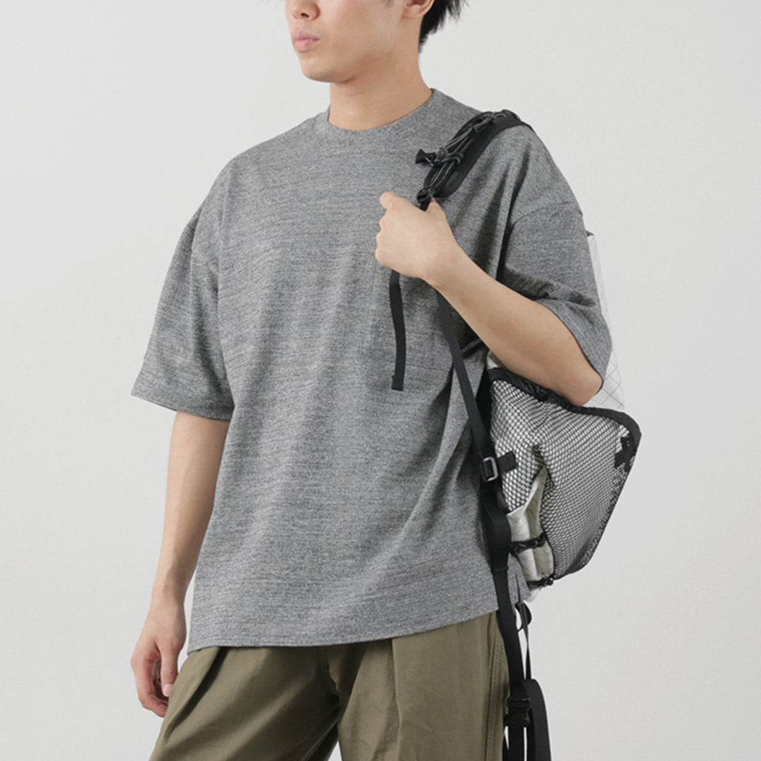 GOHEMP(ゴーヘンプ) ワイド スリット Tシャツ ヘザー