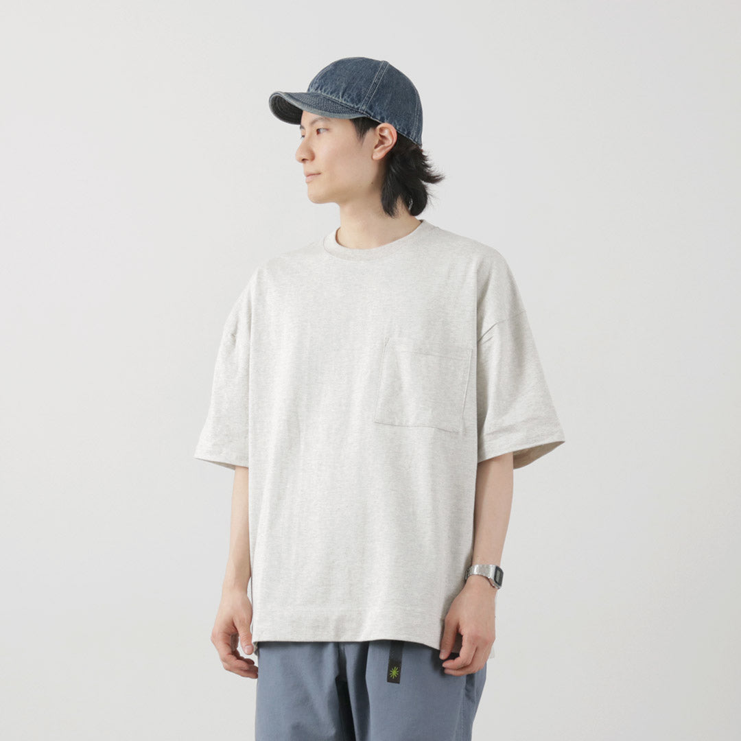 GOHEMP(ゴーヘンプ) ワイド スリット Tシャツ ヘザー