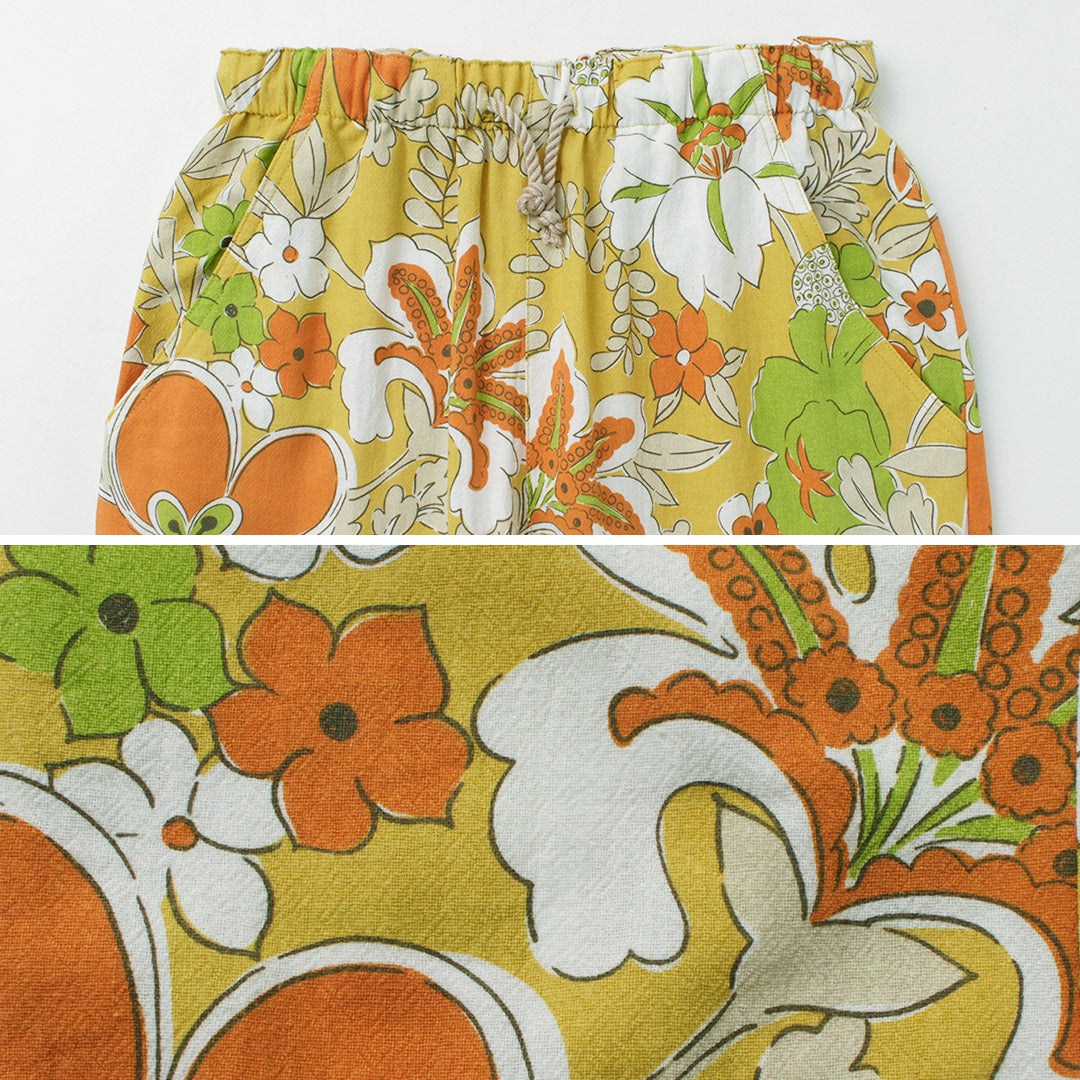 HAVE A GRATEFUL DAY(ハブアグレイトフルデイ)フラワーカット イージーパンツ