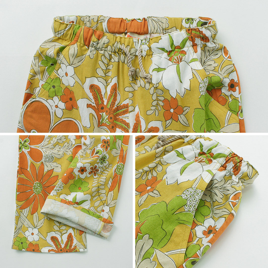 HAVE A GRATEFUL DAY(ハブアグレイトフルデイ)フラワーカット イージーパンツ