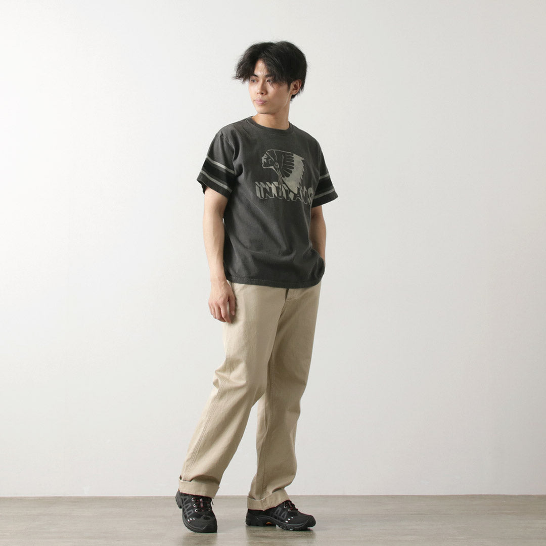 GOOD ON(グッドオン) ヴィンテージスリーブ インディアン S/S Tシャツ