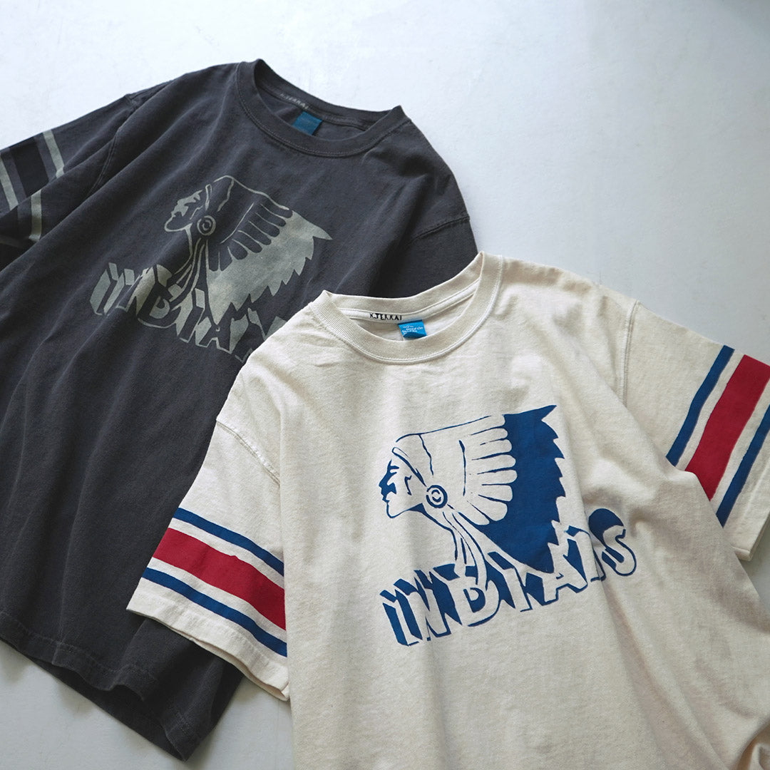 GOOD ON(グッドオン) ヴィンテージスリーブ インディアン S/S Tシャツ