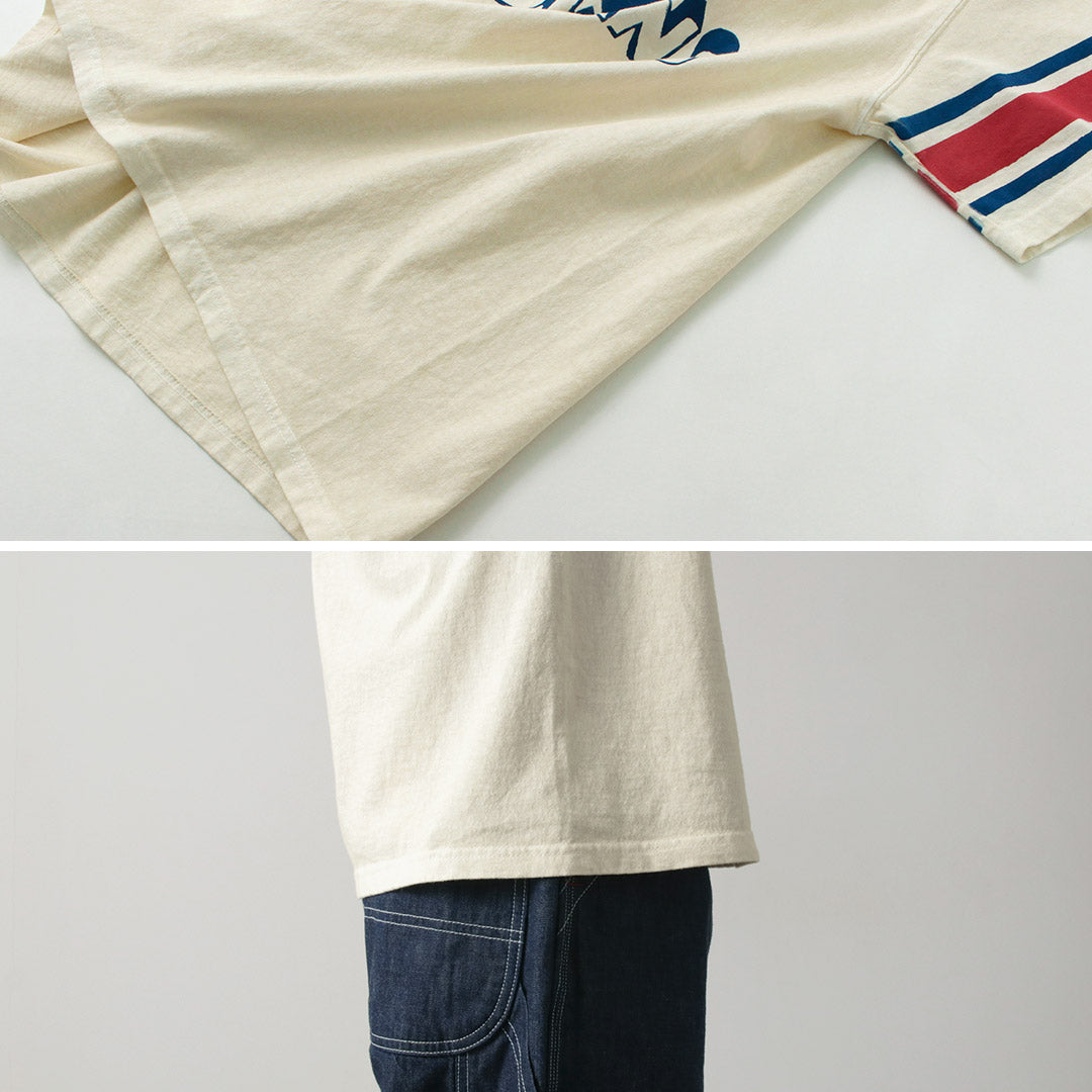 GOOD ON(グッドオン) ヴィンテージスリーブ インディアン S/S Tシャツ
